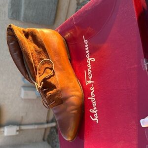 Salvatore Ferragamo Women’s Brown Leather Boots